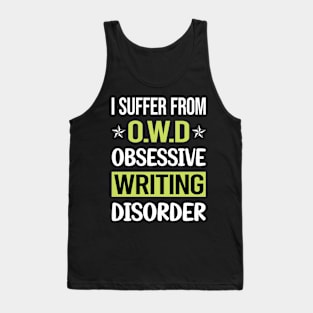 Obsessive Love Writing Writer Tank Top